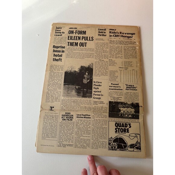 Jethro Tull Thick As A Brick LP 1972 White Label DJ Promo MS 2072 VG Newspaper - Picture 4 of 16